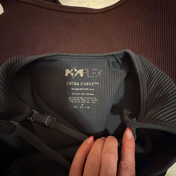 Two Popflex Ribbed Sports Bras - Picture 7 of 7